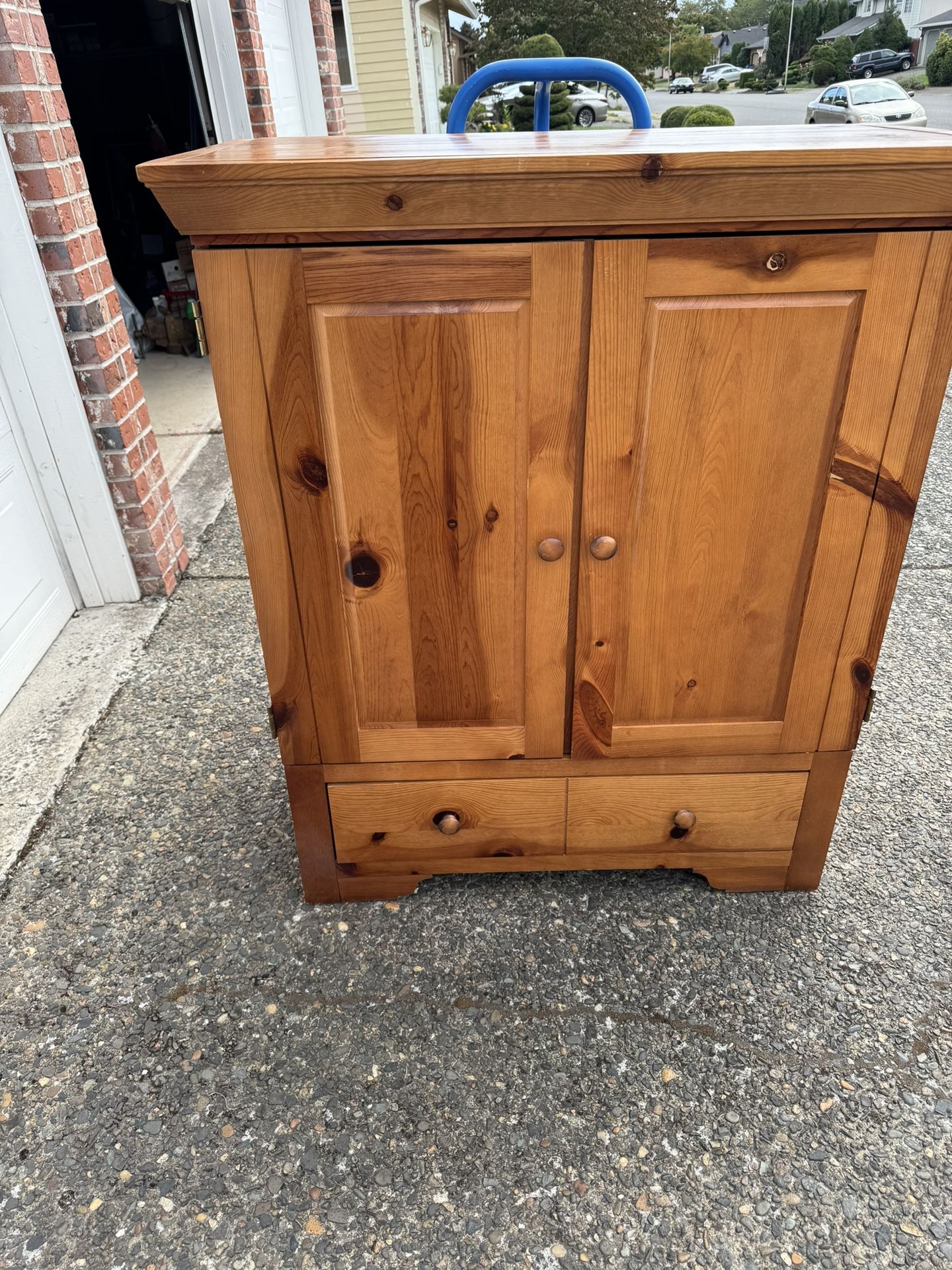 Wood TV Cabinet