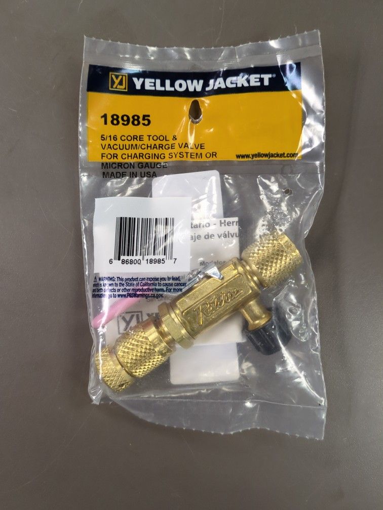 4-IN-1 Vacuum/Charge Valve and Core Tool