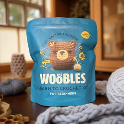 Woobles bear learn to crochet kit NEW