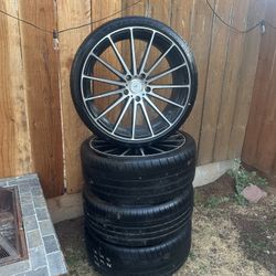 20 inch rims & tires 