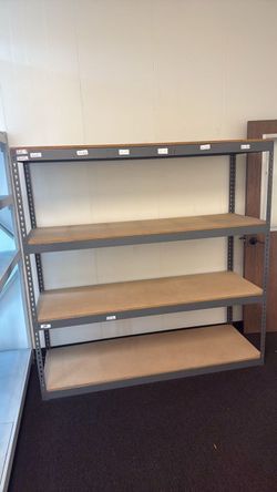 Heavy Duty Metal & Wooden Shelving Unit / Size：6' (L) x 2' (W) x 6' (H)