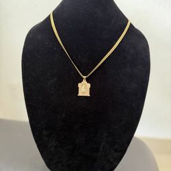 10k gold chain 22” 5mm