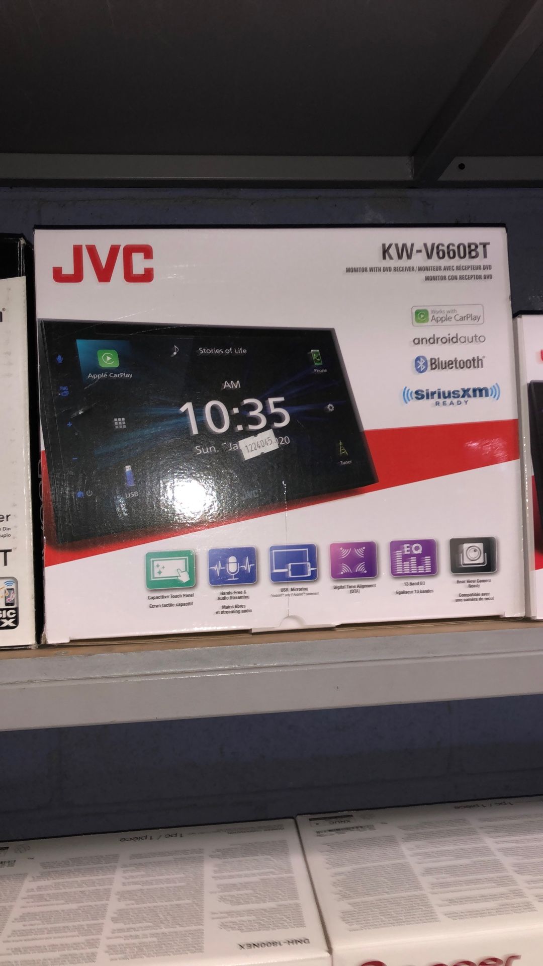 Jvc Kw-v660bt On Sale For 339.99 Apple CarPlay Android Auto And Dvd