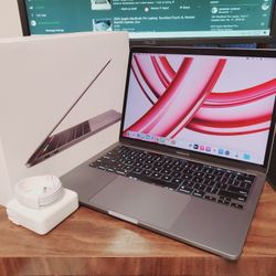 2020 MacBook Pro Laptop, Touchbar/Touch Id, Newest MacOS Update, box