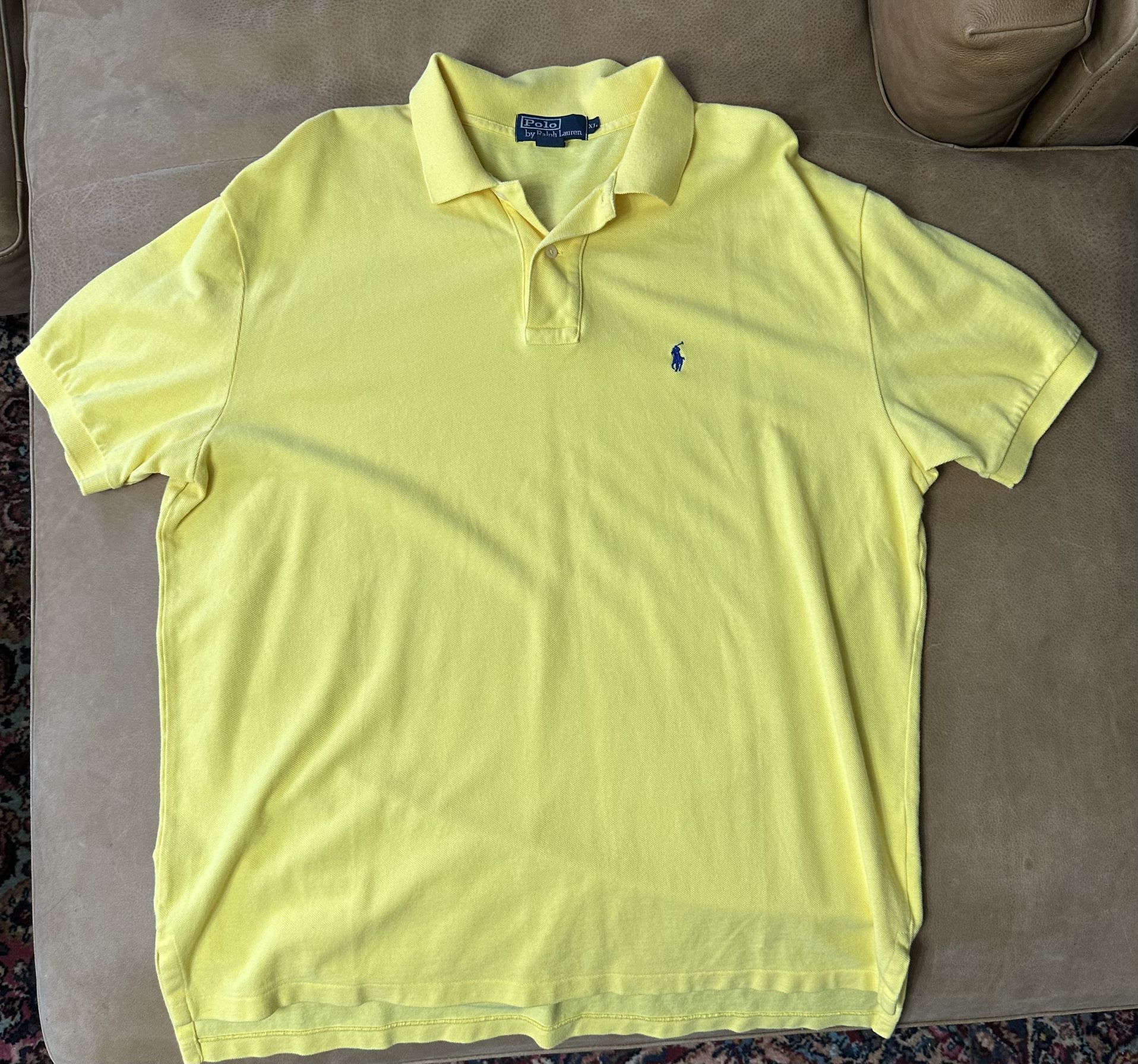 Men’s Yellow Polo By Ralph Lauren Size XL