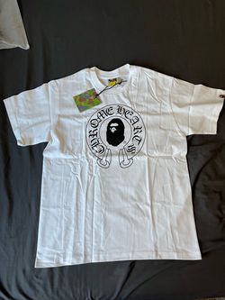 Brand New Chrome Hearts x BAPE T-Shirt — White — Size M