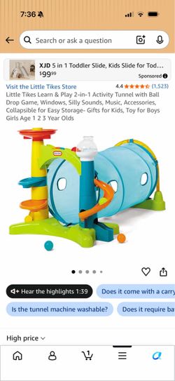 Little tikes ages 1,2,3 yrs old