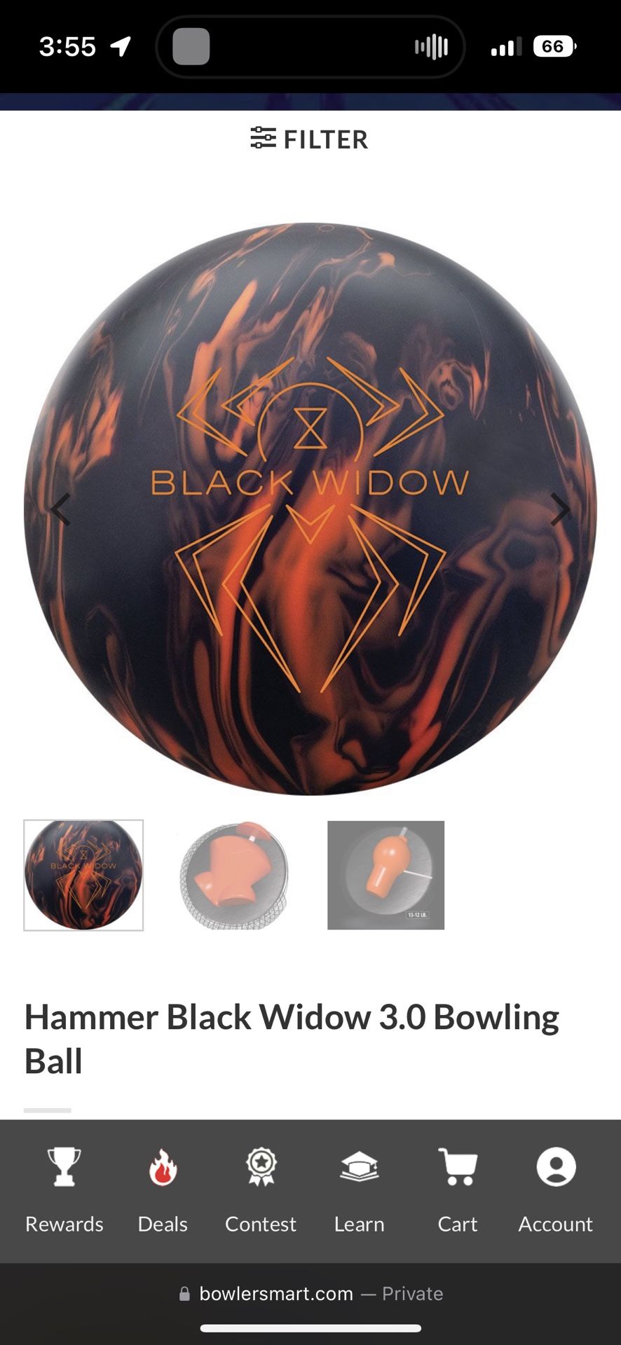 Black Widow Bowling Ball