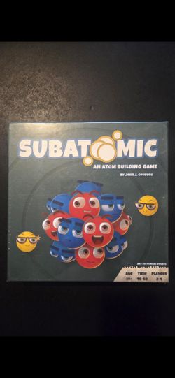 Subatomic: An Atom Building Game, a science-themed deckbuilding