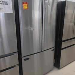 New - Standard-Depth MAX 29.6 Cu. Ft. 4-Door French Door Smart Refrigerator with Full-Convert Dra