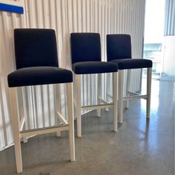3 Ikea Bergmund Bar Stools Chairs (Price Negotiable)