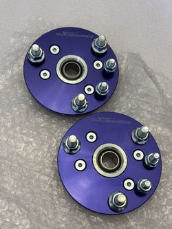 03-07 Honda Accord ; 04-08 Acura TL blue pillow ball camber plates/top hats for coilovers