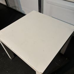 White IKEA End Tables