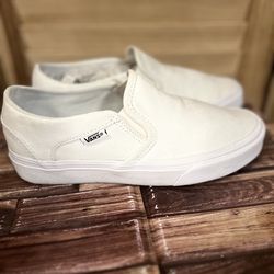 Classic White VANS Slip-on Shoes