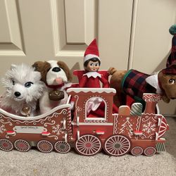 Christmas Train Perfect for Elf On The Shelf adventures. Santa. 