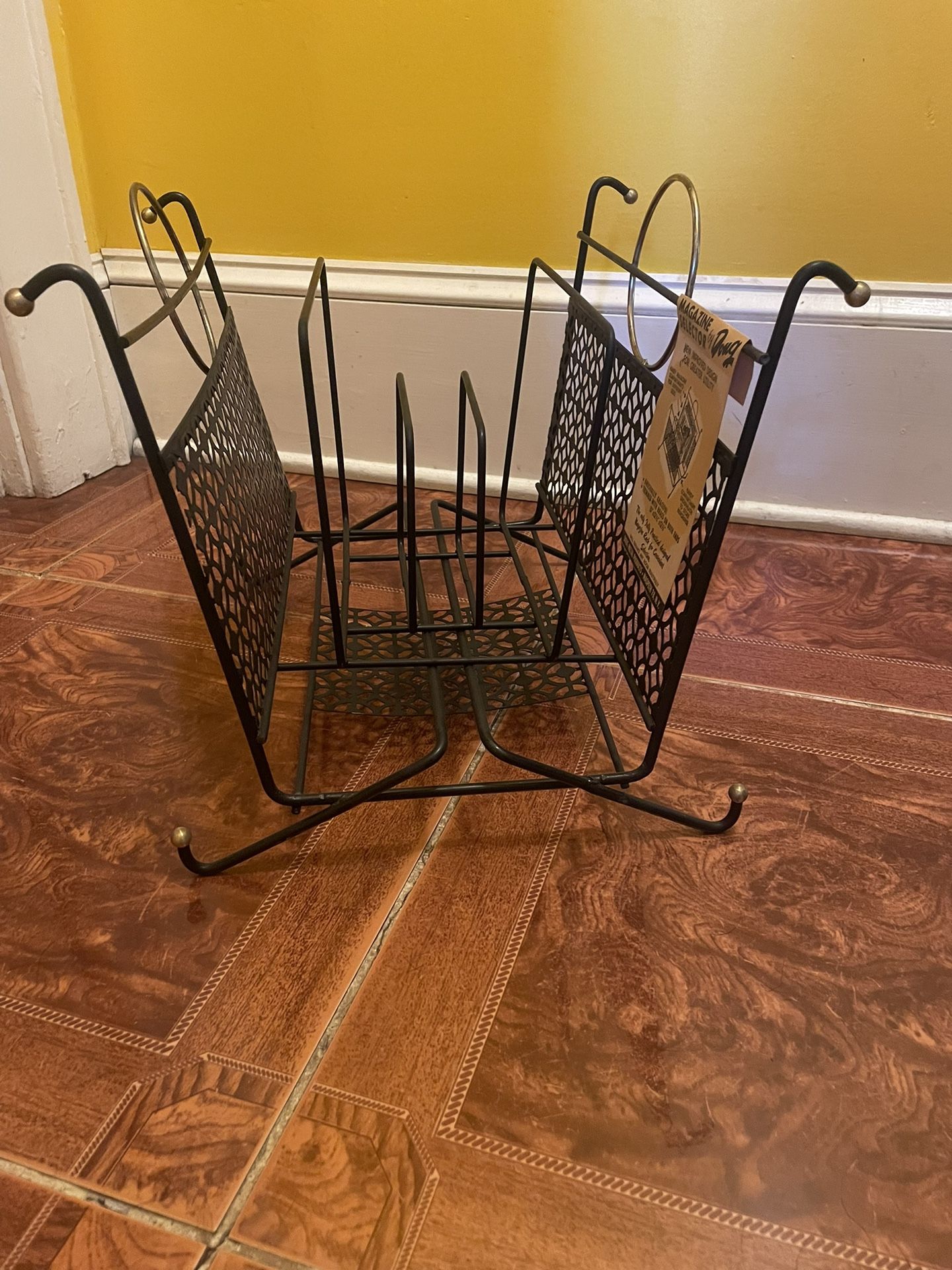 Vintage Mid Century Magazine Rack