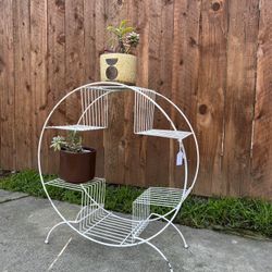 Vintage Plant Stand MCM Retro