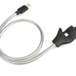 Flexible Stand Metal Micro USB Charging Cable Car Dock for IPHONE 