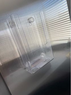 Magnetic Clear Acrylic Brochure Holder