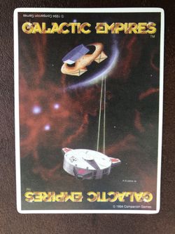 Galactic Empires Card Game (1994)