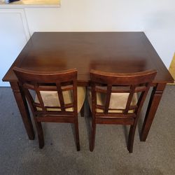Solid Wood Dining Table / 4 Chairs