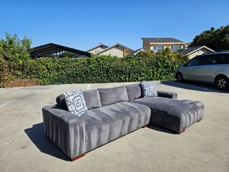 Corduroy Sectional sofa 💥 Free Delivery 💥