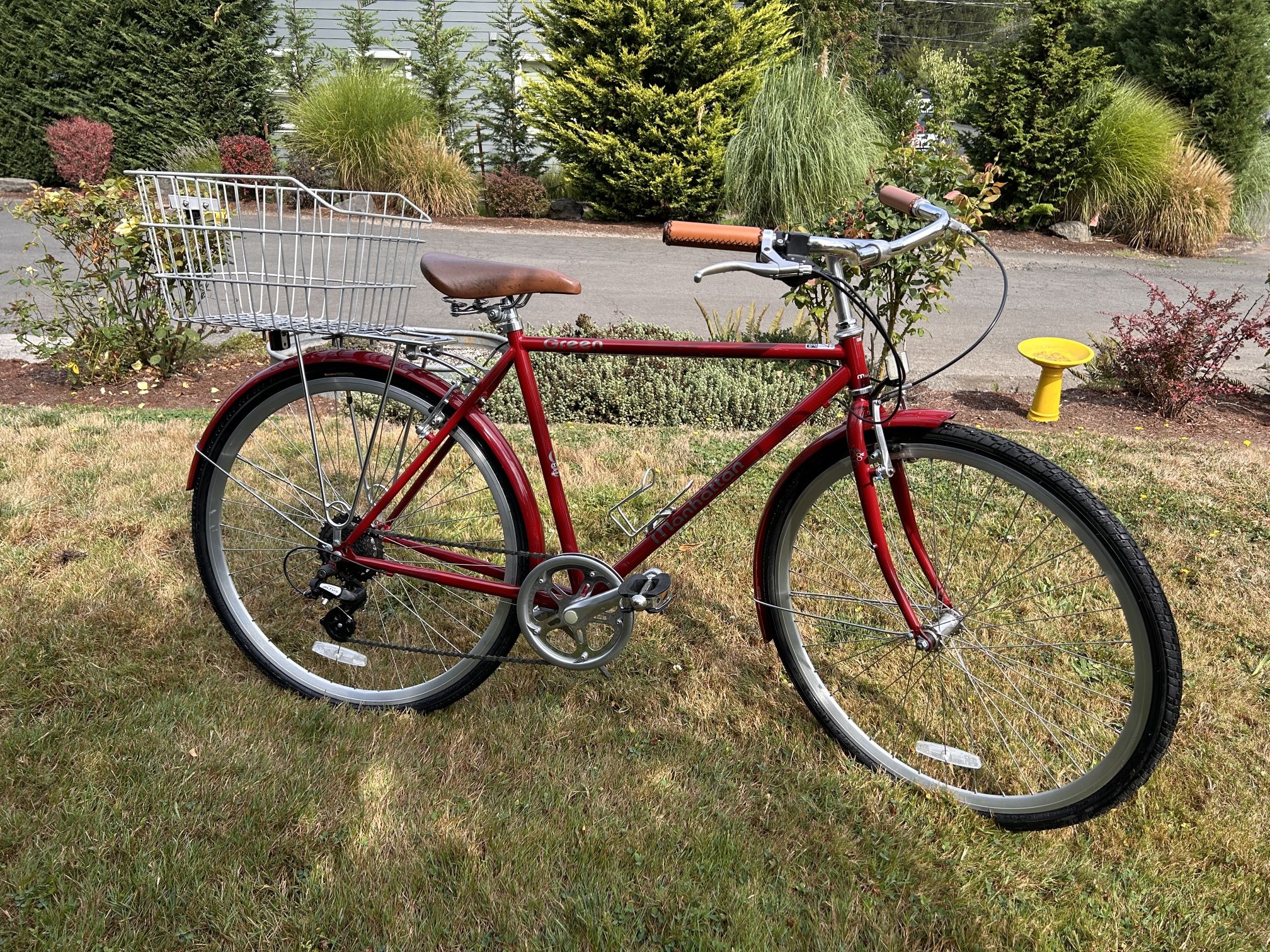 Hybrid Commuter Bike Red