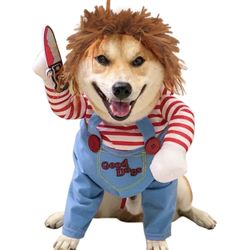 Chucky Doggie Costume/Outfit Size M