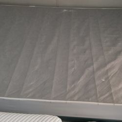 Queen Boxspring And Metal Frame/ Used/ Free Delivery 