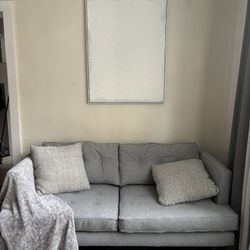 Gray West Elm Couch