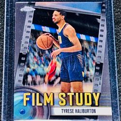 Tyrese Haliburton Film Study Topps Chrome