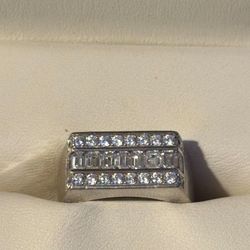 2ct Natural Emerald Cut Size 10