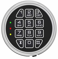 Gun Safe Replacement Lock Chrome Digital Keypad Electronic Lock