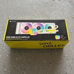 ICUe H150 i Elite Capellix White Brand New CPU Coooler