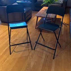 IKEA folding bar Stools 