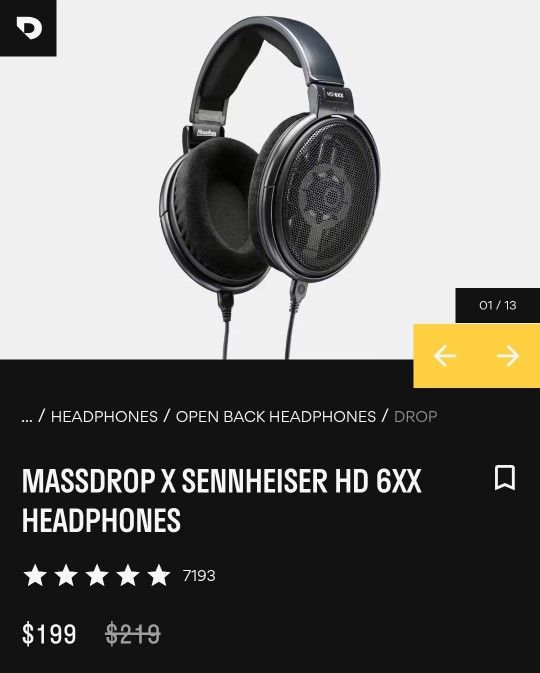 Sennheiser HD 6XX Headphones
