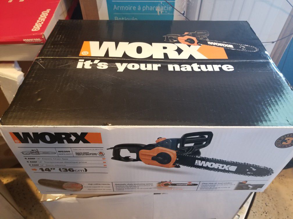 Worx 14" chainsaw