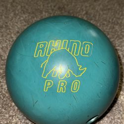 Brunswick Rhino Pro 14 Pound Bowling Ball USA Made Classic Vintage Throwback Use