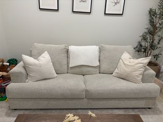 Ashley 3 seater sofas (2)