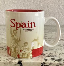 Starbucks Global Icon Collector Series Spain 16oz Ceramic Coffee Cup Mug