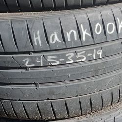 1x Used Tire Hankook 245/35/19🛞