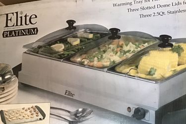 Stainless Steel Buffet Server And Warming Tray
