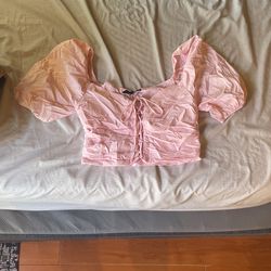 Blue blush Crop
