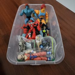 Toys Lot Thundercats He-man Power Arangers Star Wars Dragon Ball 