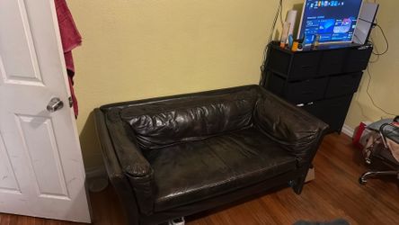Leather couch