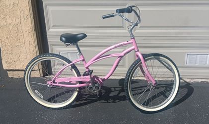 Firmstrong Urban Lady 3 Speed - Women's 26" Pink Beach Cruiser Bike