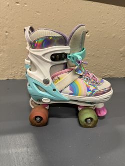 Girls Rollerskates Medium (13c-3Y)