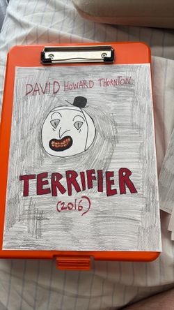 My Movie Poster Drawing Of Terrifier (2016) Art The Clown