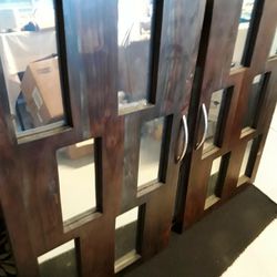 Brabd New Solid Wood With Mirrors Door / Wall Decor In Weeki Wachee Spring Hill