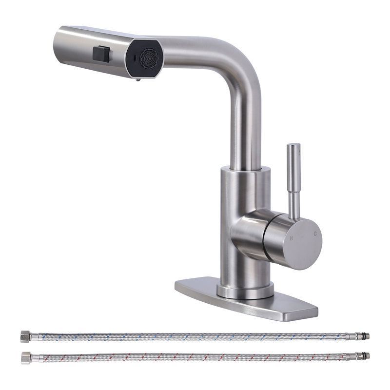 Single Handle Pull Out Kitchen Faucet: $86.99